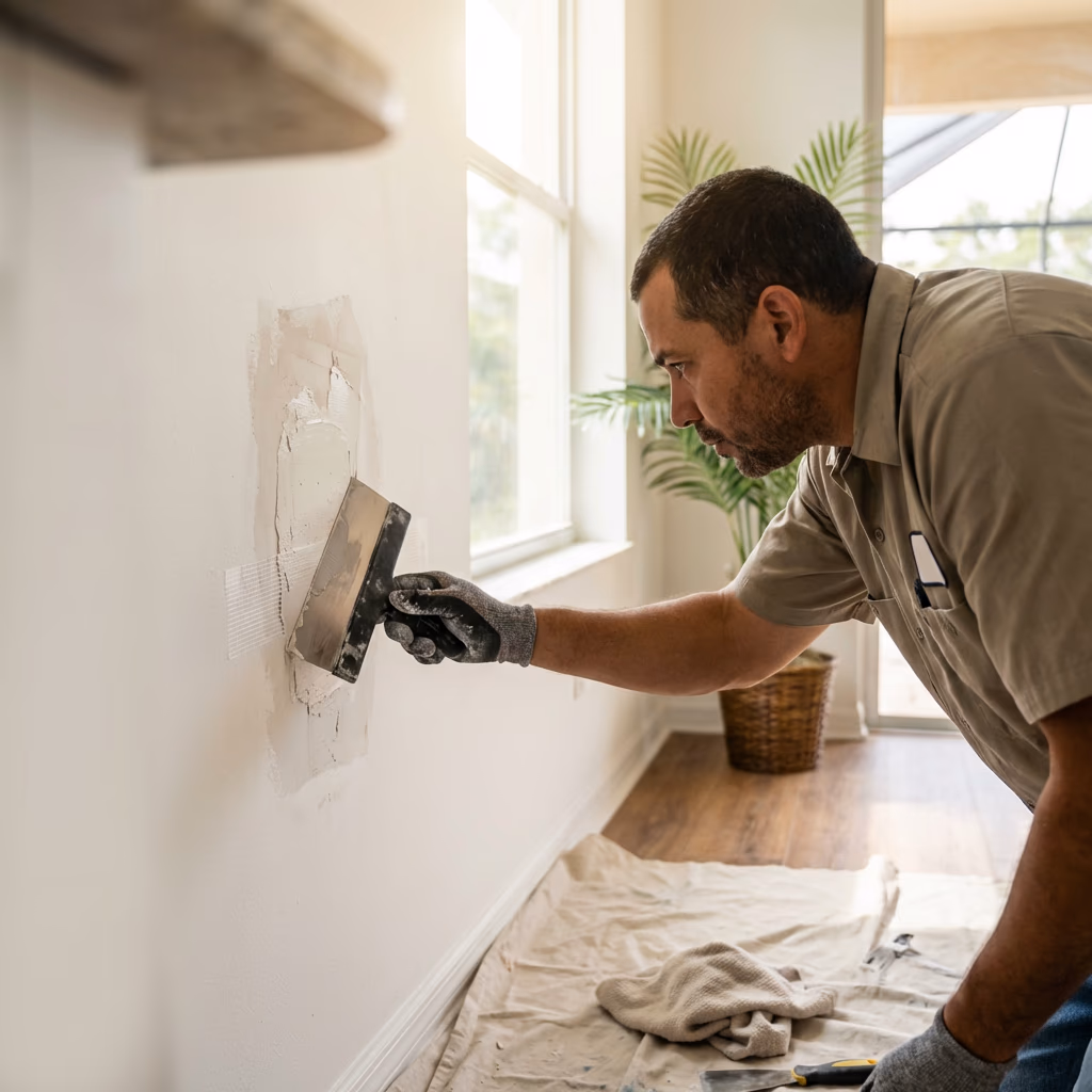 Drywall repair service